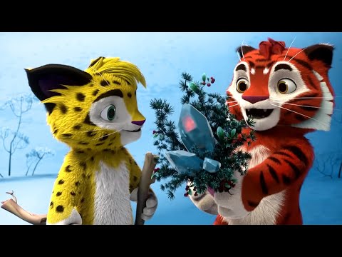 Видео: 🐯 Лео и Тиг 🦁 — Чемпионы Нового Года — Серия 26 — Развивающий мультфильм о животных