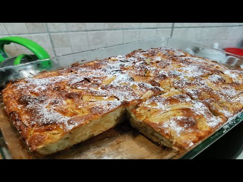 Видео: ОБАЛДЕННЫЙ ЯБЛОЧНЫЙ ПИРОГ На КЕФИРЕ. Понравится Всей Семье!