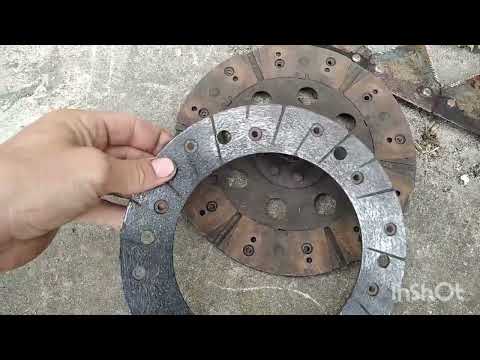 Видео: Ремонт щеплення massey ferguson 187. Переклеп накладок 2022