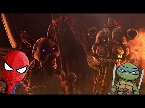 Видео: ХОРОРШАЯ КОНЦОВКА в ФНАФ 9! - fnaf security breach! фнаф секьюрити брич – СПАЙДЕР И НИНДЗЯГО