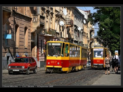 Видео: LVIV TRAM - Трамвай у Львові (13.-16.09.2009)