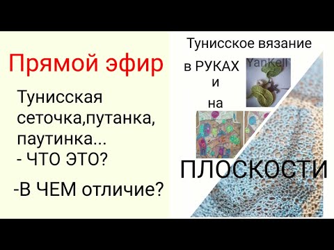 Видео: Новинка/В чем отличие?/Тунисская сеточка или ТУНИССОЧКА, от YanKell
