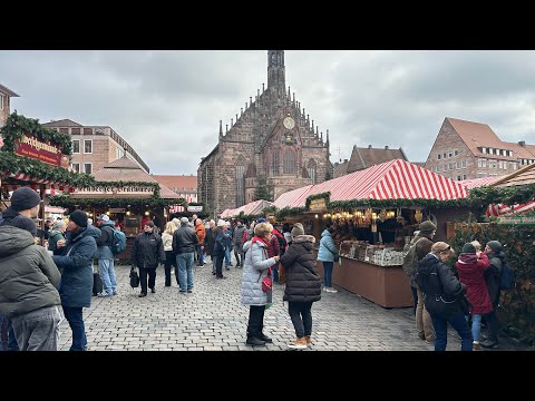 Видео: Нюрнберг, Рождественская ярмарка