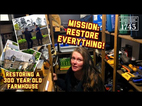 Видео: Новое: «Миссия невыполнима»! Ежедневная реставрация 300-летнего фермерского дома. #dailyvlog #res...