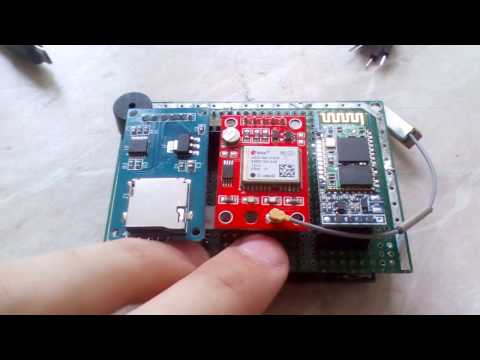 Видео: GPS трекер, с записью на карту памяти на базе  NEO-6 + Arduino