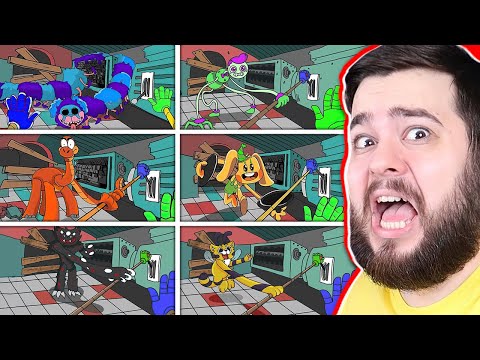 Видео: ВСЕ БОССЫ В ДРОБИЛКЕ в Poppy Playtime Chapter 2 Анимации