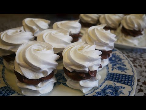 Видео: Пирожное Безе с Шоколадным Кремом УДИВИТЕ СЕБЯ!! УДИВИТЕ РОДНЫХ!!! Ведь ЭТО ТАК ПРОСТО!!!