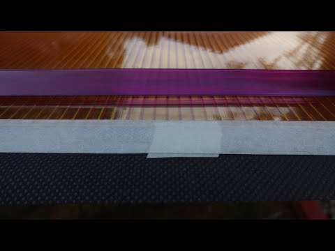 Видео: Самодельная Перфорированная лента для поликарбоната!!Заделка торцов поликарбоната-ЭТО ПРОСТО)!