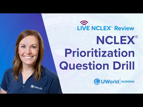 Видео: Live NCLEX® Упражнение по определению приоритетов