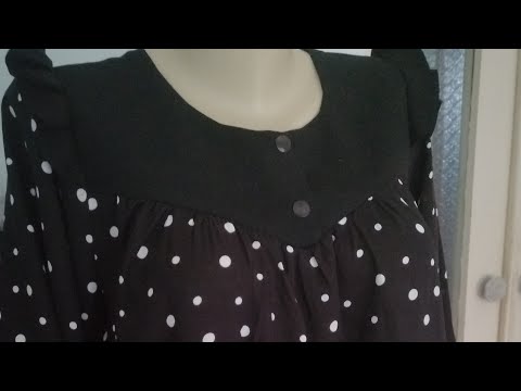 Видео: Замонавий кокетка куйлак бичиб тикамиз Шьём платье савримень.We sew modern dresses