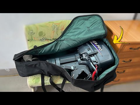 Видео: Сумка-чехол для лодочного мотора