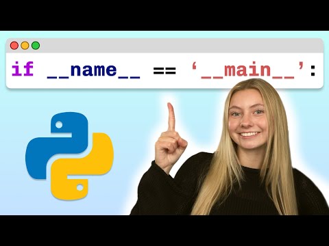 Видео: Python if __name__ == '__main__': наглядное объяснение