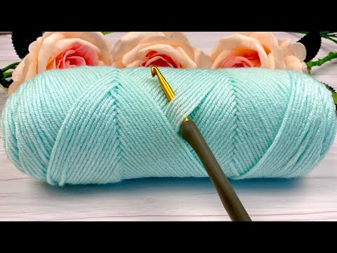 Видео: Я вяжу крючком уже много лет, но никогда не видела такой милый и простой узор крючком для пледа