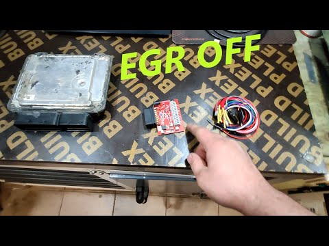 Видео: Прошивка Skoda Octavia A5 2.0 отключаем EGR блок EDC17C46, PCMflash 71 модуль.