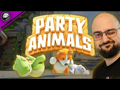 Видео: Мега забавната игричка - Party Animals с @officialniku и компания