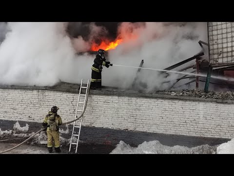 Видео: Пожар погибло пожарное звено,  хроника событий