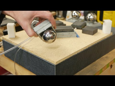 Видео: Изготовление вакуумных сферических воздушных подшипников с предварительным натягом без специальны...