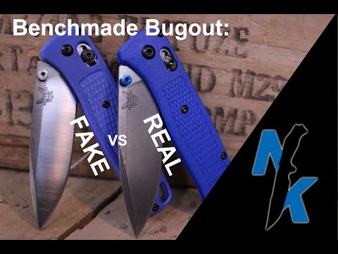 Видео: Сравнение и разборка китайских подделок Benchmade Bugout
