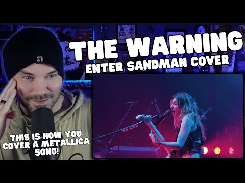 Видео: Первая реакция метал-вокалиста — The Warning — кавер Enter Sandman Live