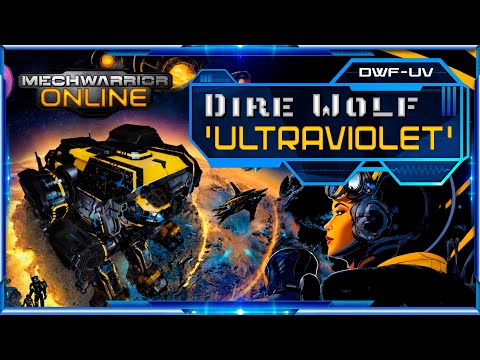 Видео: УЛЬТРАФИОЛЕТОВЫЙ ДАЛЬНОБОЙЩИК - Dire Wolf Ultraviolet - Mechwarrior Online.