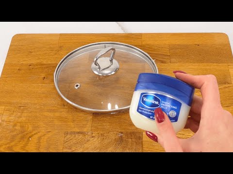 Видео: Нанесите вазелин на крышку кастрюли и больше никогда ее не мойте.