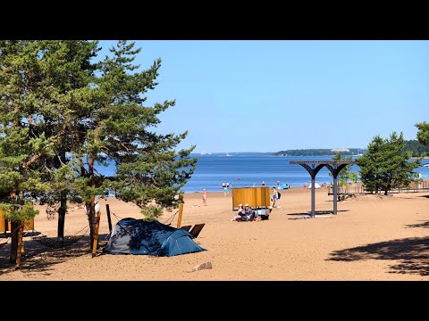 Видео: Самый лучший пляж ⛱️ в Курортном районе 🐚