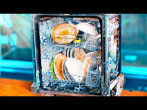 Видео: Прозрачная посудомоечная машина. Что происходит внутри?