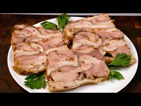 Видео: Как приготовить ВЕТЧИНУ НЕ ДОРОГО на Новогодний стол из РУЛЬКИ, Мясо, цыганка готовит.