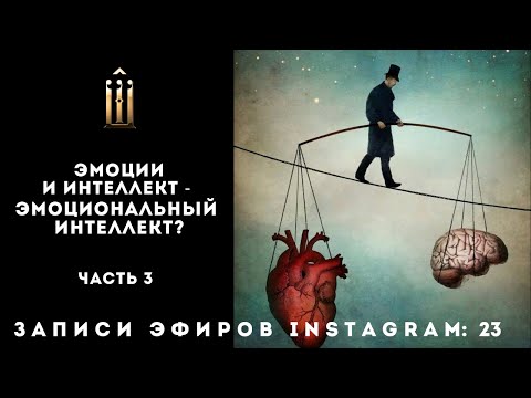 Видео: Эмоции и интеллект. Эмоциональный интеллект? (Эфир 23)