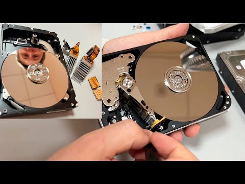 Видео: Разбираем гелиевый диск Seagate - что внутри? Сравниваем гелиевый диск с воздушным жестким диском