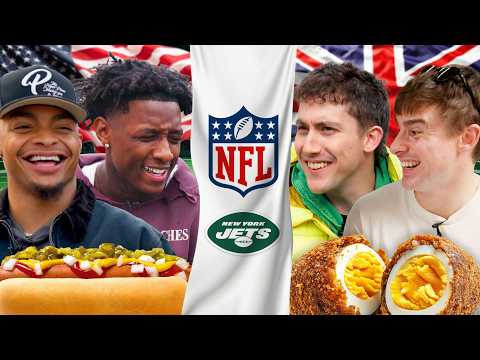Видео: Американские закуски против английских! При участии The New York Jets