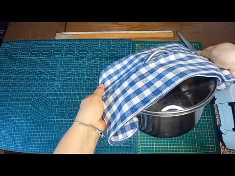Видео: DIY / ⭐ НОВЫЙ СПОСОБ  ПОШИВА ПРИХВАТКИ  ВАС УДИВИТ  😍