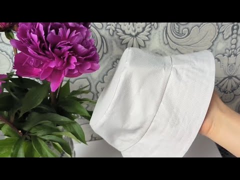 Видео: Пошив двусторонней детской панамы. Делюсь построением выкройки, раскроем и пошивом панамки.