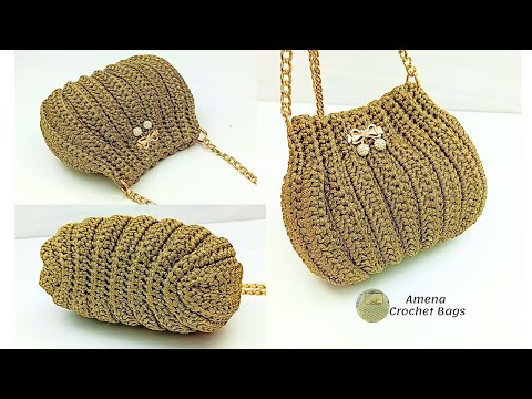 Видео: Самая быстрая и простая вязаная сумка – Простой дизайн для новичков