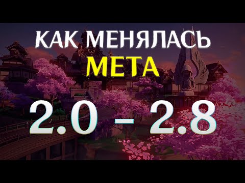 Видео: Как менялась мета в Genshin Impact с версии 2.0 да 2.8? Изменения меты в Genshin Impact (Часть 2)