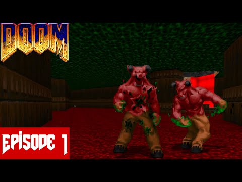 Видео: ОЛДСКУЛЫ СВЕЛО ☠ Doom 1 Episode 1: Knee-Deep in the Dead