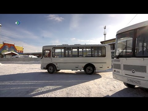 Видео: Парк ухтинского АТП пополнили 6 новых автобусов на газомоторном топливе