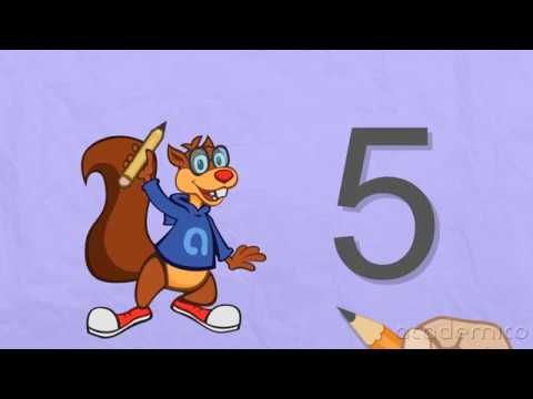 Видео: Число и цифра 5 - Математика 1 клас | academico