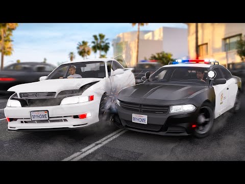 Видео: 🔥 ПОГОНЯ полиции на ВЫСОКОЙ СКОРОСТИ в GTA SAMP!