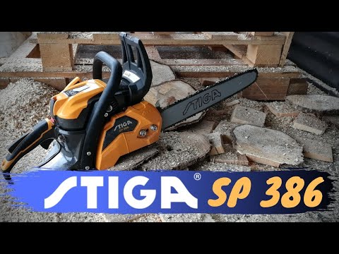 Видео: Бензопила Stiga SP 386 обзор и сравнение с Stihl MS 180