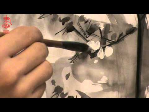 Видео: Слива Мэй 梅花 в китайской живописи и живописи у-син Часть 6. Как рисовать сливу мэй со светилом