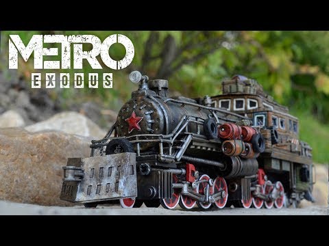 Видео: Самодельный паровоз "Аврора" из Игры Metro Exodus