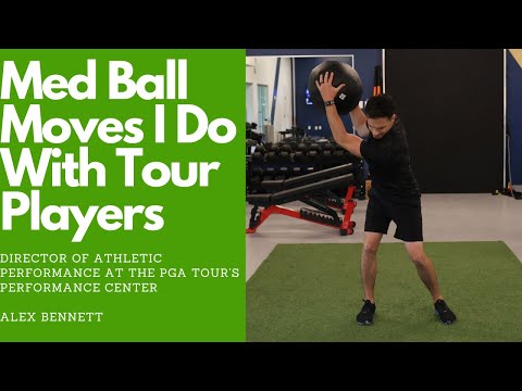 Видео: Golf Fitness — движения с медицинским мячом для большей скорости замаха!