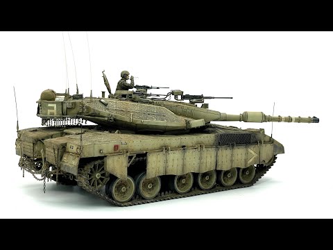 Видео: Merkava Mk.3D LIC, Meng 1/35. СБОРКА И ПОКРАСКА!