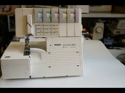 Видео: Коверлок Пфафф модель 4852 / Coverlock PFAFF 4852