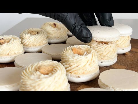 Видео: Макарон "Кукис" 🍪Французские пирожные со вкусом печенья Cookies macaron
