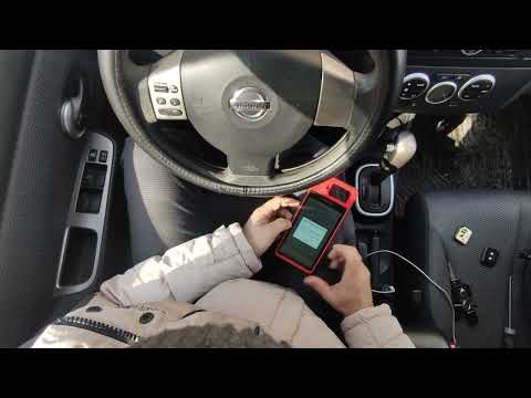 Видео: Как добавить смарт ключ Nissan Tiida 2008 год. Autel km100.