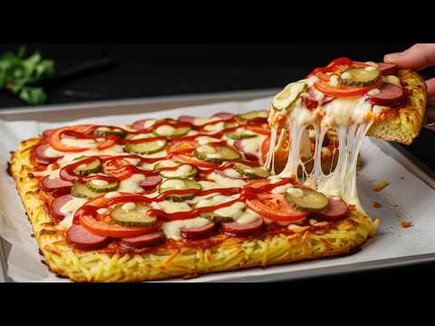 Видео: ПРОСТО НАТРИТЕ КАРТОШКУ и СДЕЛАЙТЕ  ПИЦЦУ🍕БЫСТРО, ПРОСТО и ВКУСНО!