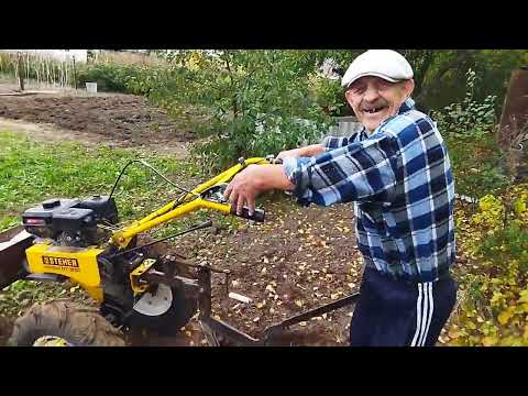 Видео: Пашем ещё один огород. Дед даёт жару.