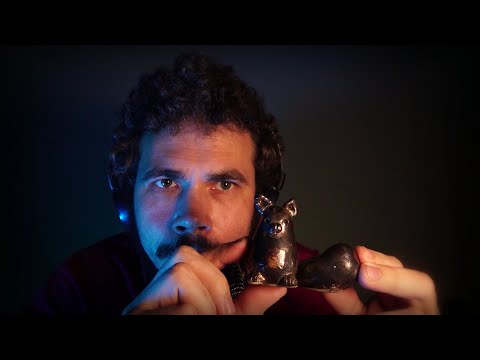 Видео: АСМР разговор шепотом перед сном и звуки глиняных  расслабление медитация мягкие триггеры